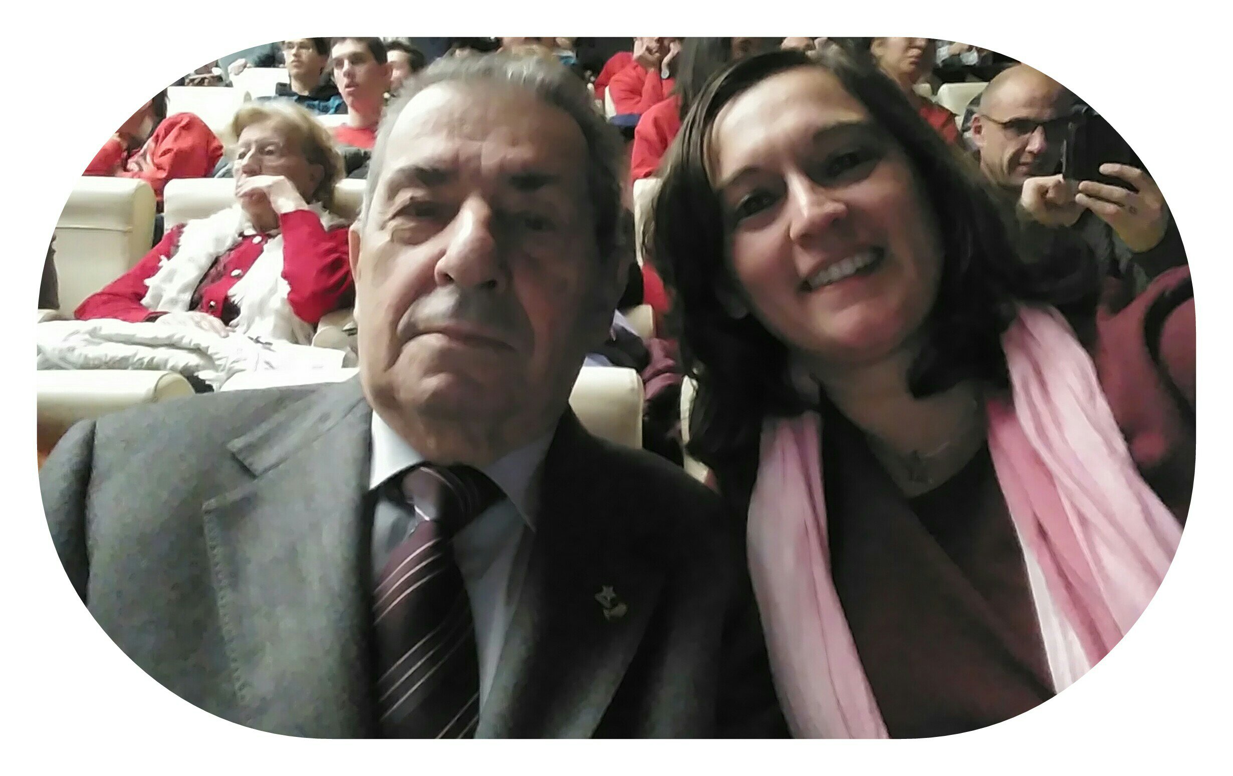 Selfie con Italo Vittorio Ginevrini, la Stella al petto e Roberta De Nisi